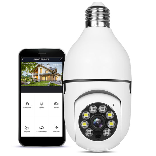 360° Wireless Light Bulb Camera 